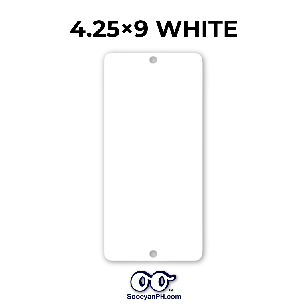4.25×9 — Blank Acrylic House Plate