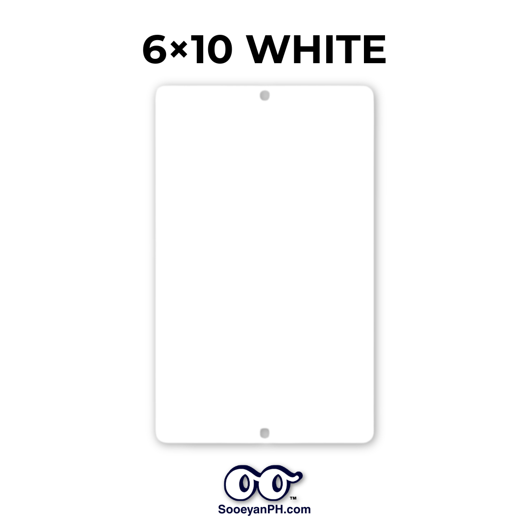 6×10 — Blank Acrylic House Plate