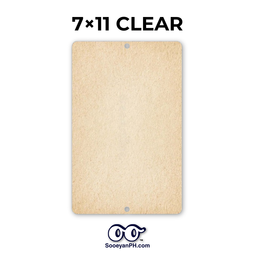 7×11 — Blank Acrylic House Plate