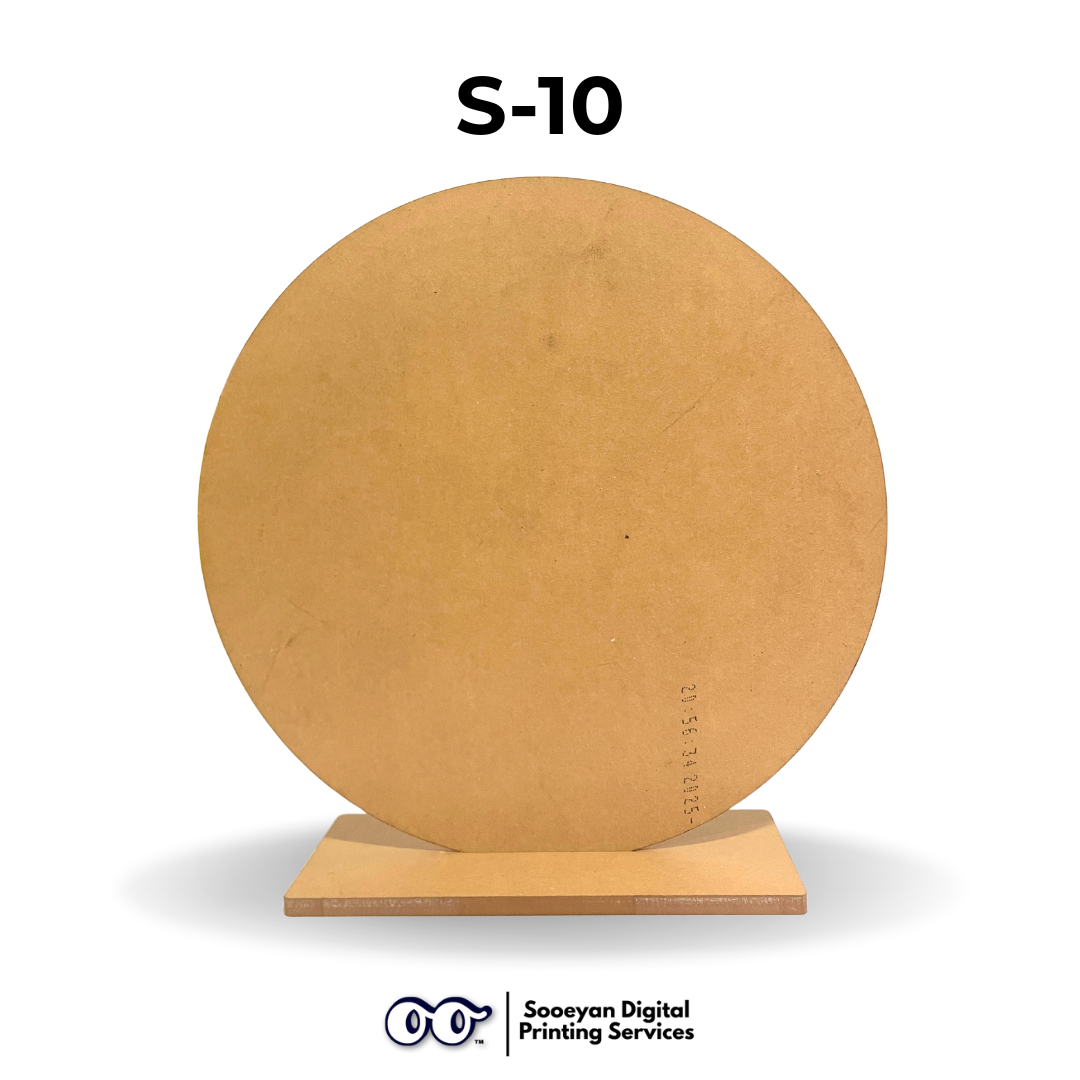 Acrylic Blank Clear Plaques (3mm) — S-Series