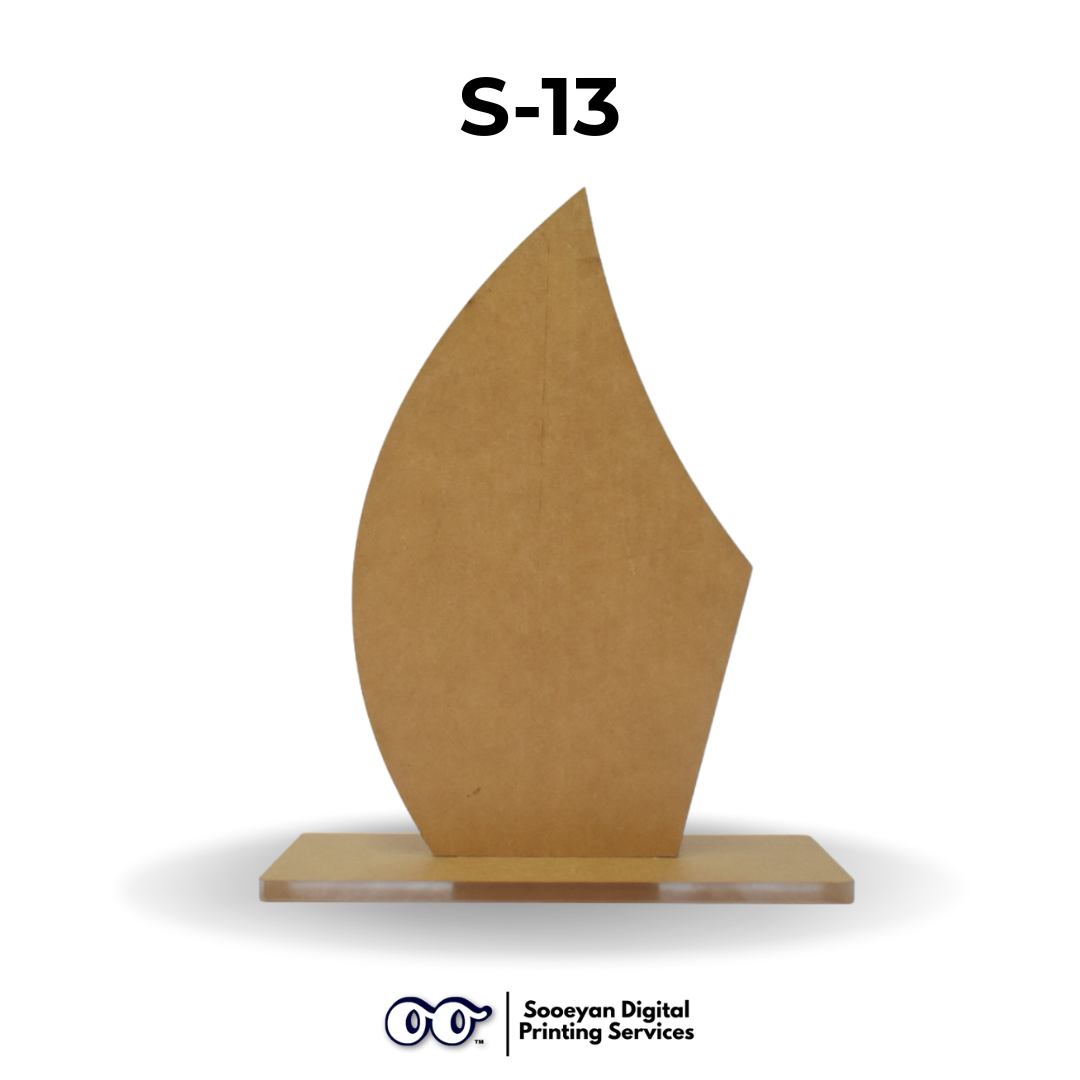 Acrylic Blank Clear Plaque (3mm) — S-Series V.2