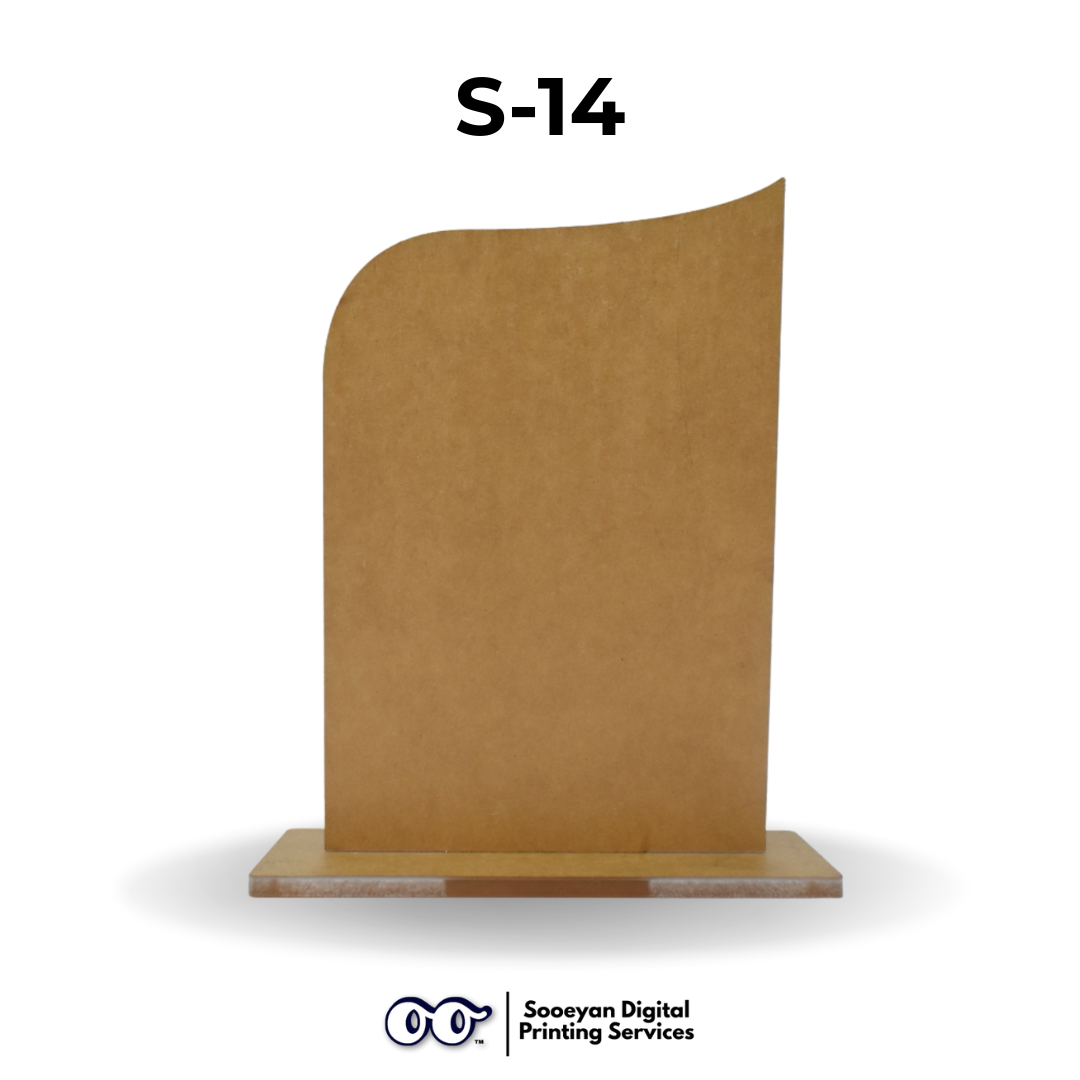 Acrylic Blank Clear Plaque (3mm) — S-Series V.2