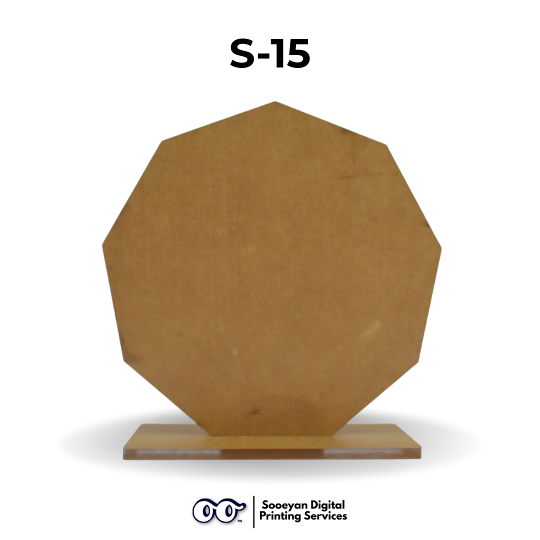 Acrylic Blank Clear Plaque (3mm) — S-Series V.2