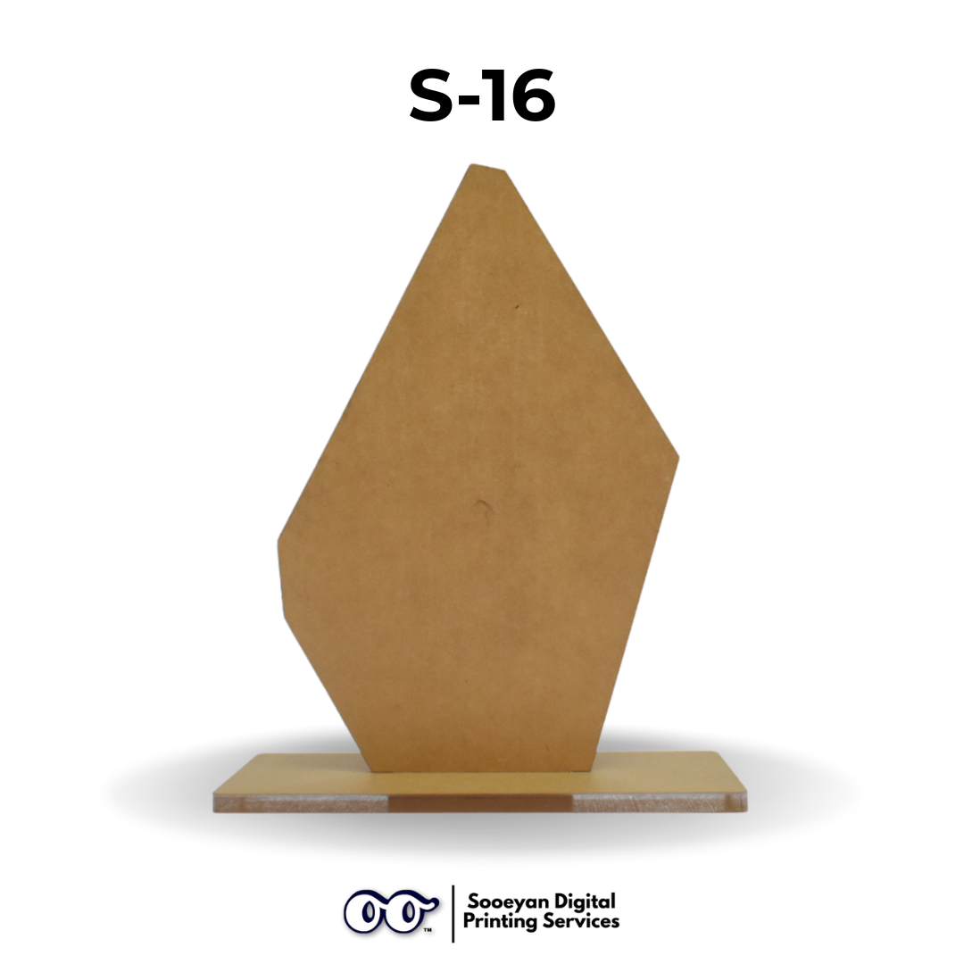 Acrylic Blank Clear Plaque (3mm) — S-Series V.2