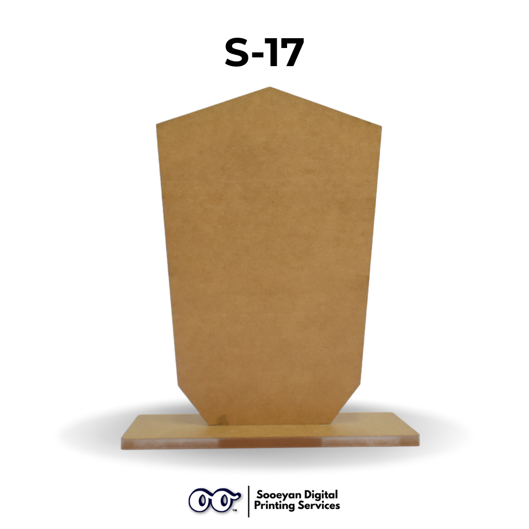 Acrylic Blank Clear Plaque (3mm) — S-Series V.2