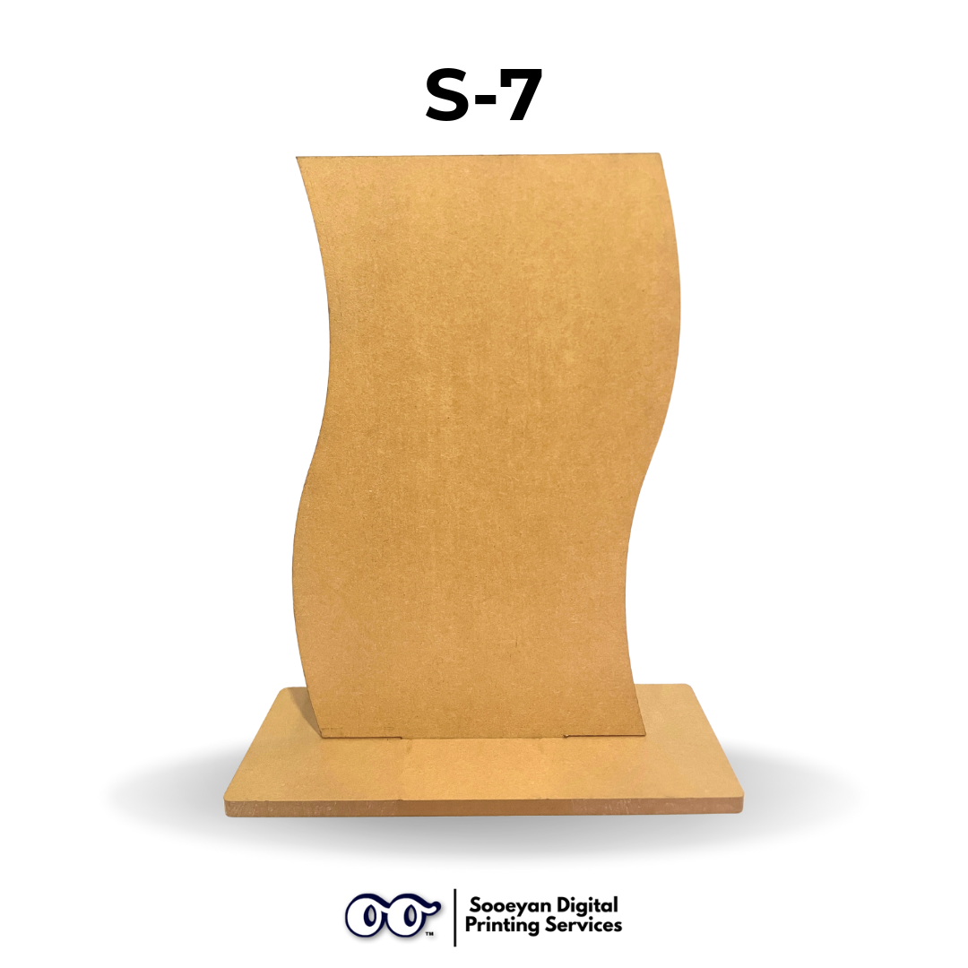 Acrylic Blank Clear Plaques (3mm) — S-Series