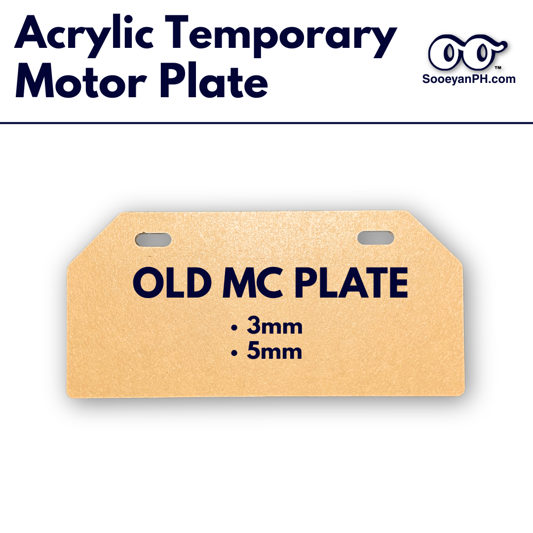 Acrylic Temporary Motor Plate