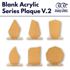 Acrylic Blank Clear Plaque (3mm) — S-Series V.2