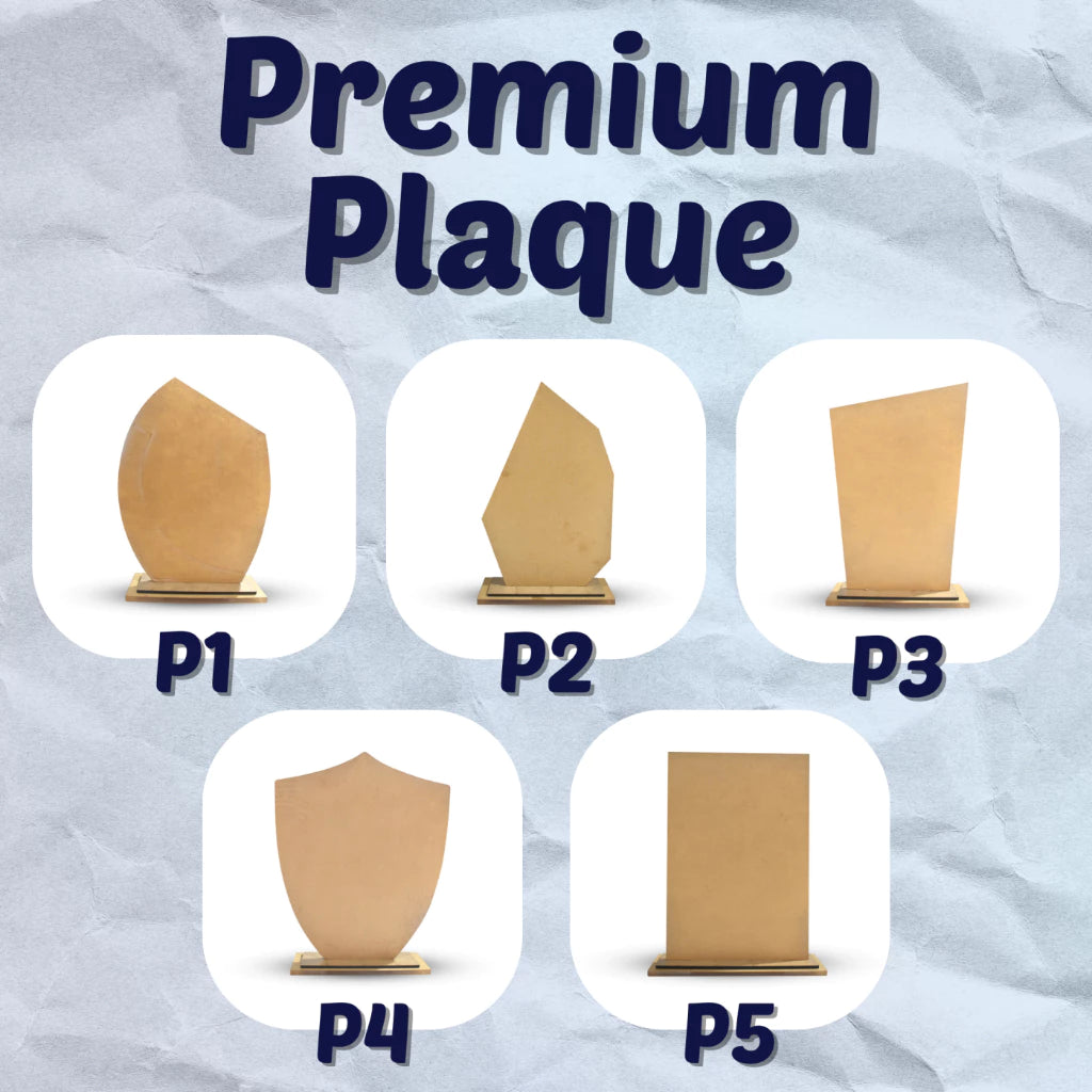 Premium Blank Acrylic Plaques