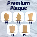 Premium Blank Acrylic Plaques